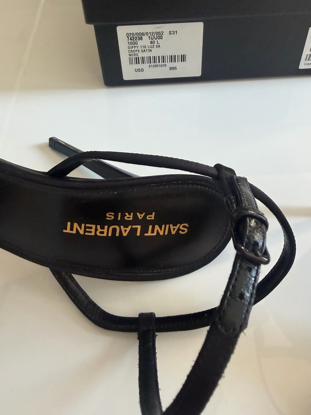 SAINT LAURENT Clara Sandal- NWT - Picture 5 of 7